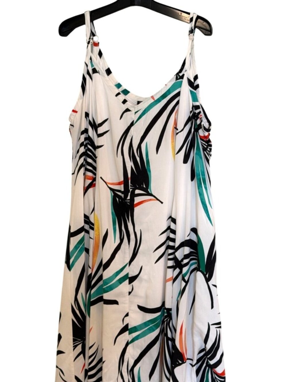 Torrid Women's Challis Trapeze Dress Tropical Print Dress Multi Size 1 (14/16) - Picture 4 of 9
